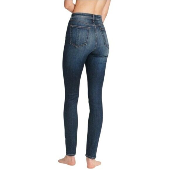 Rag & Bone Womens High Rise Skinny Jeans Dark Wash Size 31 Made In USA Premium D - Picture 2 of 10